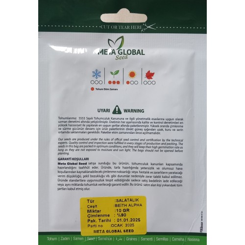 Meta Global Seed - Hıyar Beith Alpha 10 gr 