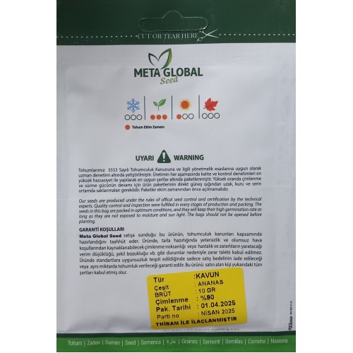 Meta Global Seed - Kavun Ananas 10 gr