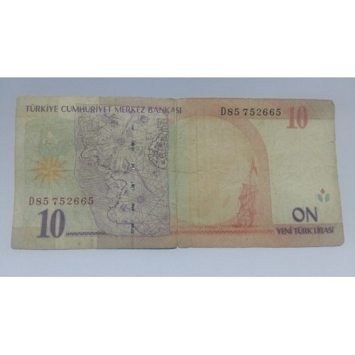 ESKİ 10 YENİ TÜRK LİRASI - D SERİSİ KOLLEKSİYON ESKİ 10 YENİ TÜRK LİRASI - D SERİSİ KOLLEKSİYON