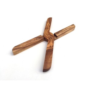 Katlanabilir nihale, hafif, yerden tasarruf sağlayan, pratik, kavak ağacından, el yapımı.