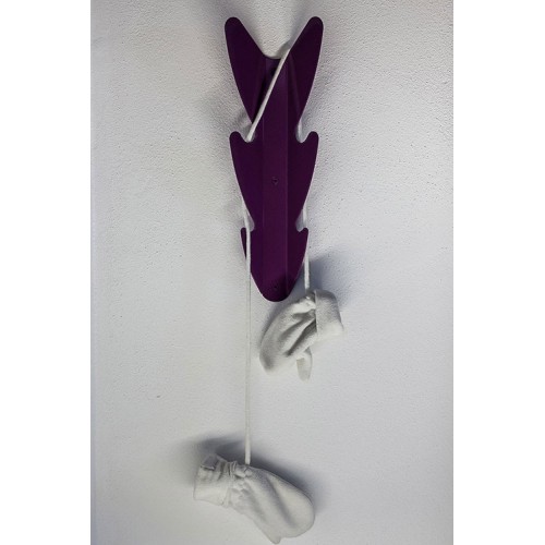 Yaprak Askılık 6 kollu askılık çeşitli renklerde sac - metal Çok amaçlı 