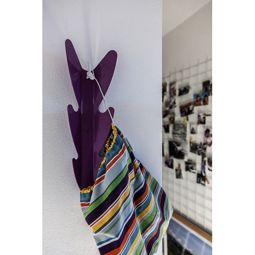 Yaprak Askılık 6 kollu askılık çeşitli renklerde sac - metal Çok amaçlı