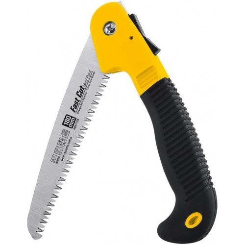 Katlanabilir Budama Testeresi – Bahçe ve Ağaç İşleri İçin Taşınabilir El Testeresİ, Kilit Mekanizmalı Bıçkı, Keskin Diş Yapılı Katlanabilir Bahçe Testeresi