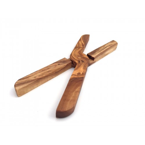 Katlanabilir nihale, hafif, yerden tasarruf sağlayan, pratik, kavak ağacından, el yapımı.