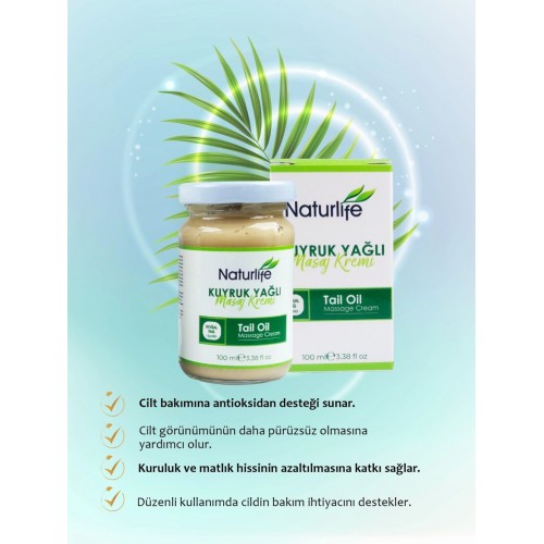 Nature Life Kuyruk Yağlı Masaj Kremi 100 ml