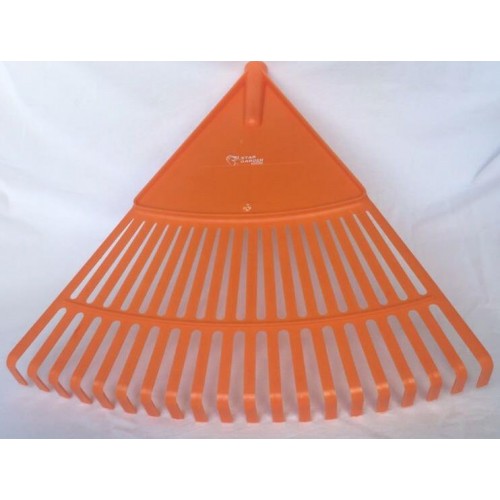 Plastik bahçe tırmığı turuncu 20 diş