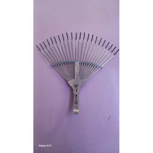 Garda Bahçe Tırmığı Metal 22 diş Açı Ayarlı Sapsız