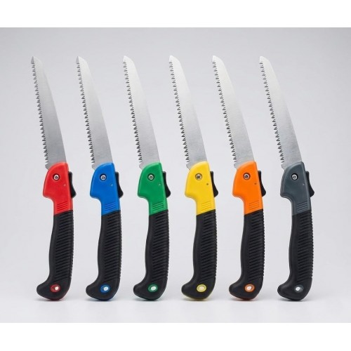 Katlanabilir Budama Testeresi – Bahçe ve Ağaç İşleri İçin Taşınabilir El Testeresİ, Kilit Mekanizmalı Bıçkı, Keskin Diş Yapılı Katlanabilir Bahçe Testeresi