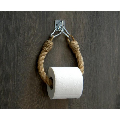 Havlu Tutucu Yüzük . Klasik Dekor Banyo için. Doğal Jüt Halat. Banyo veya Mutfak için havluluk