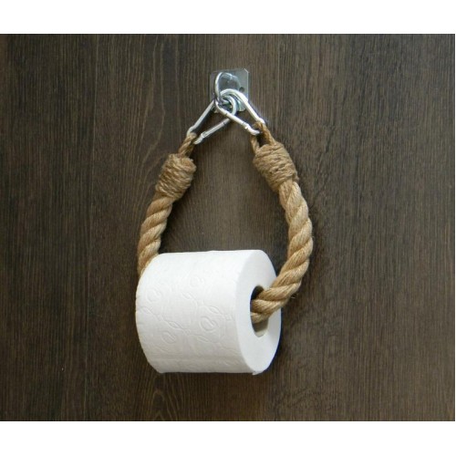 Havlu Tutucu Yüzük . Klasik Dekor Banyo için. Doğal Jüt Halat. Banyo veya Mutfak için havluluk