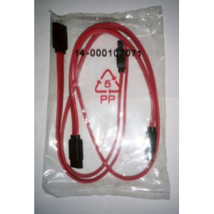Sata Kablosu ASUS P/N 14-000107071 kırmızı 50 cm , pakette 2 adet