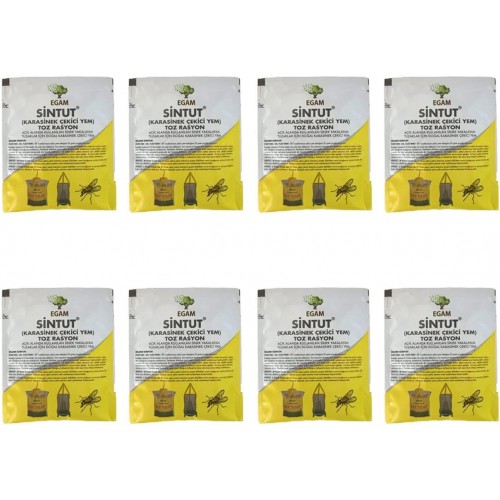 SİNTUT Karasinek Tuzağı için Çekici Yem 8 adet 25 gr| 200 Gr.