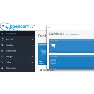 OpenCart 3x için Yönetici Sol Menüsü açıp kapatma Düzenlemesi
