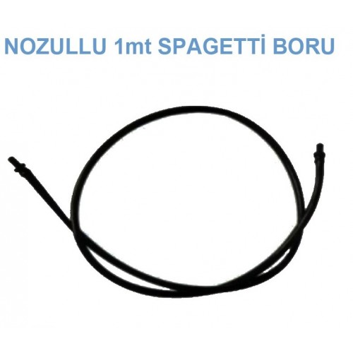 İKİ ADAPTÖRLÜ PVC SPAGETTİ BORU 7 mm 