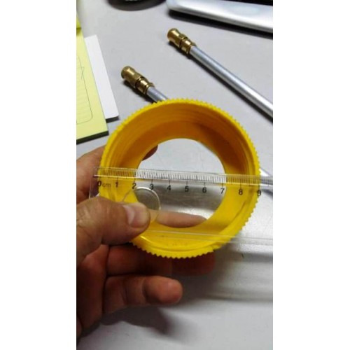 Başar İlaçlama Pompa Piston Kapağı - Sarı renk- 85 mm çap