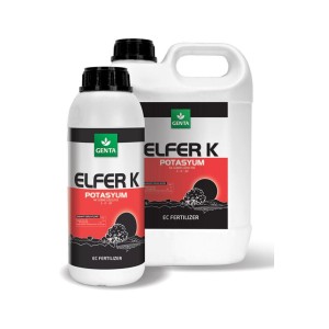 Genta Elfer K Sıvı Potasyum 1lt Gübre Meyve Büyütücü Yaprak Gübresi