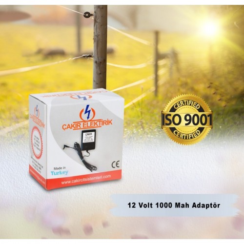 Elektrikli Çit Adaptörü 12 Volt 1 Amper