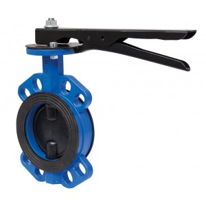 HSF- DN 300 Wafer Kollu Kelebek Vana SS304 Paslanmaz Klape 