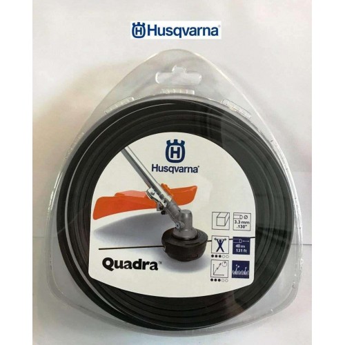 HUSQVARNA HEXA Misina 3,3 mm Altıgen Siyah