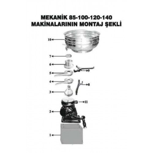 Asya Zenit Süt Krema Makinası DE-140 elektrikli